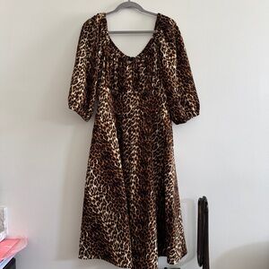 Leopard Print Vacation Dress 2x